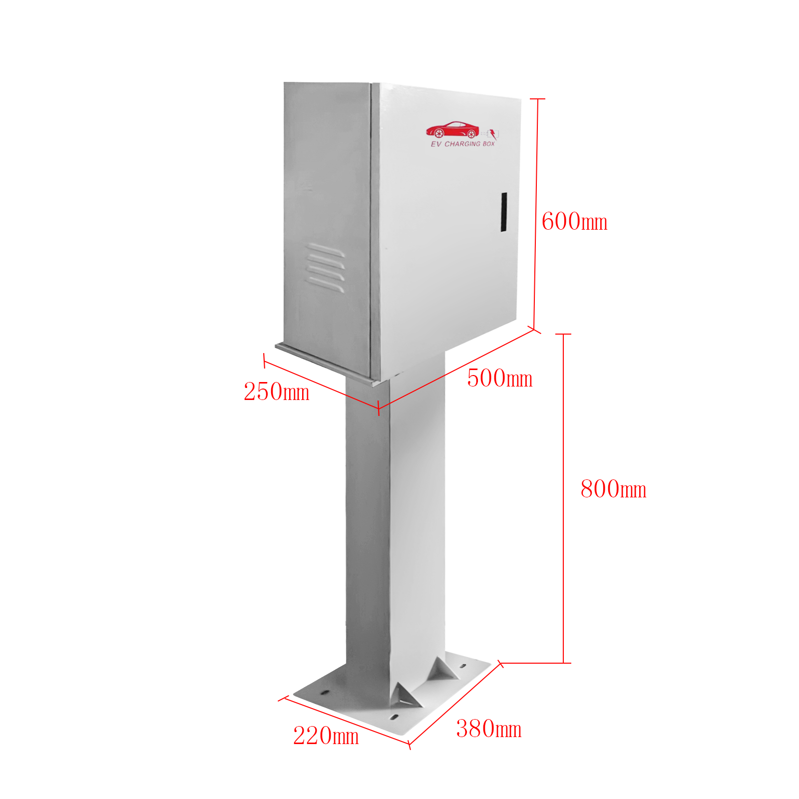 NOEIFEVO EV Wallbox Schutzbox, geeignet für verschiedene EV Ladegeräte, Haken zur Aufbewahrung, diebstahlsicher, geschützt gegen Regen und Staub