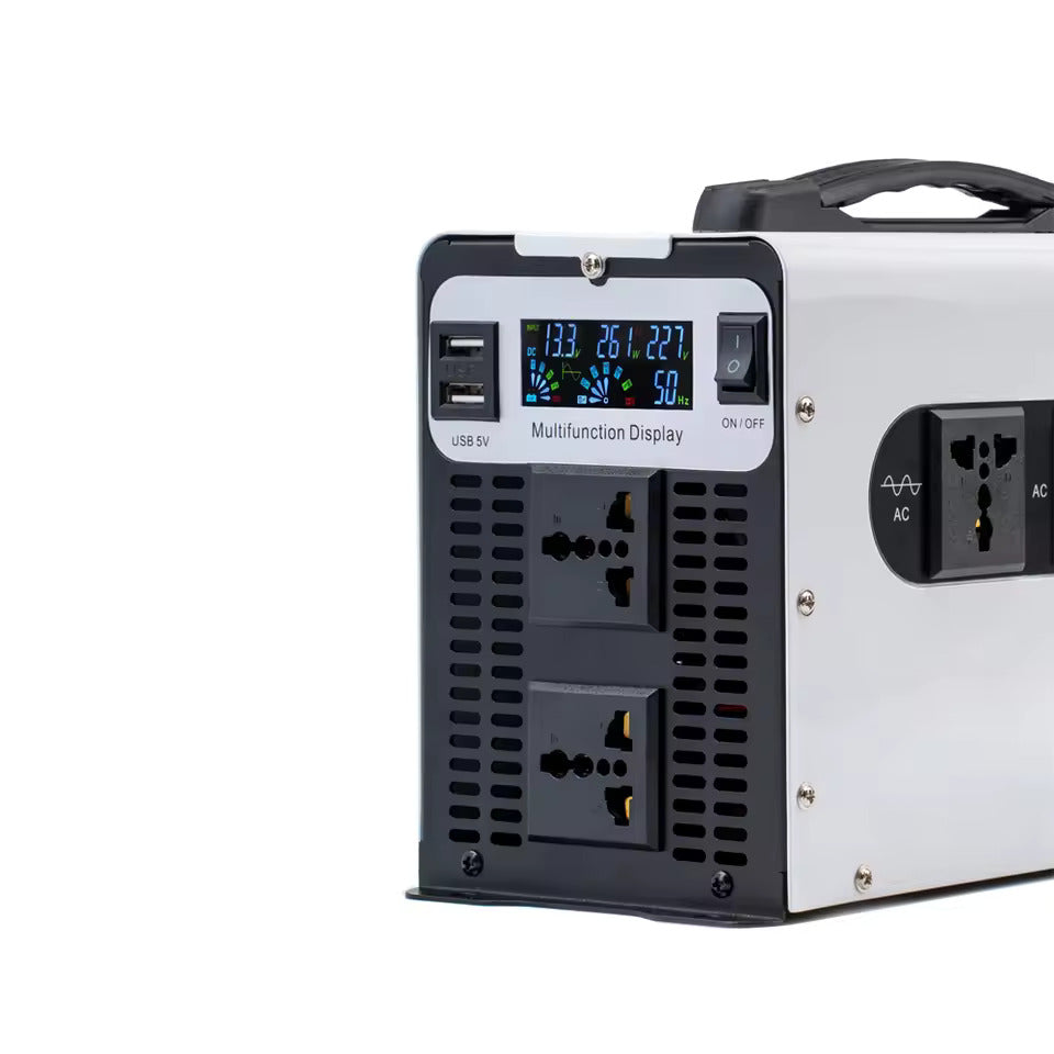 Reiner Sinus-Wechselrichter 1500W/3000W DC 12V 24V 48V 60V 72V auf AC 220V 50Hz Konverter Solar-Autobatterie-Wechselrichter mit LED-Anzeige