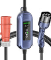 Noeifevo 11KW Mobile EV Wallbox, Autobatterie Ladegerät für alle Fahrzeuge des Typs 2 , 5M/10M/15M, CEE16A