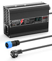NOEIFEVO 51.2V 5A Lithium LiFePO4 Batterieladegerät, Ladespannung 58.4V, mit Lüfter, Aluminium-Gehäuse,LCD Bildschirm