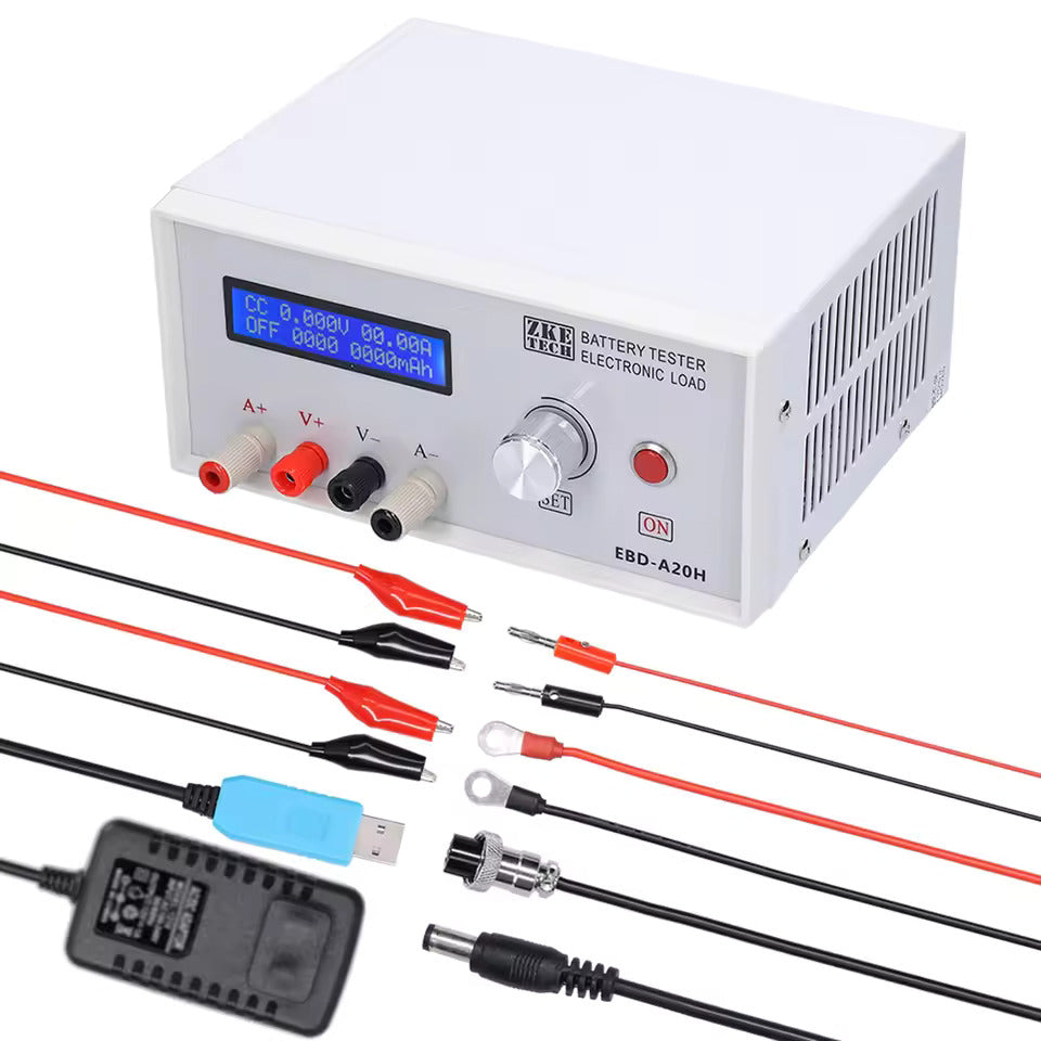 NOEIFEVO EBD-A20H Batterietester 0-30 V 0,01-20 A 200 W Multifunktions-Lade- und Entladegerät,  Unterstützt PC-Online-Softwaresteuerung