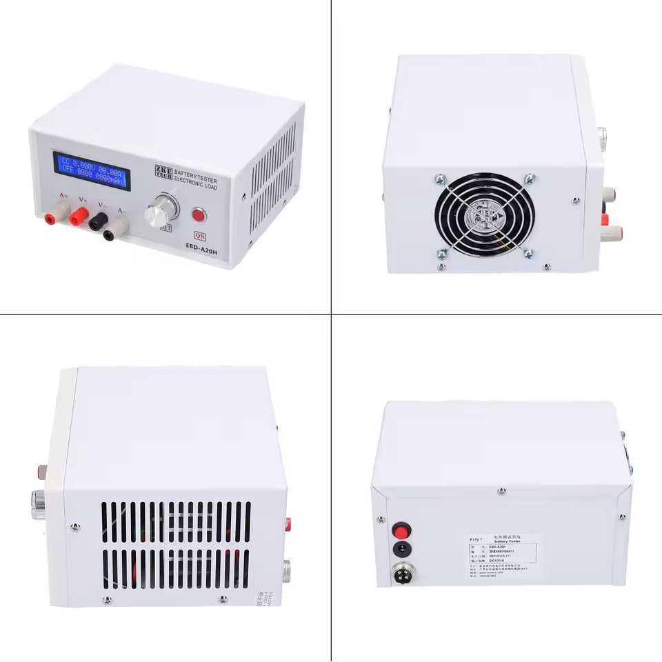 NOEIFEVO EBD-A20H Batterietester 0-30 V 0,01-20 A 200 W Multifunktions-Lade- und Entladegerät,  Unterstützt PC-Online-Softwaresteuerung