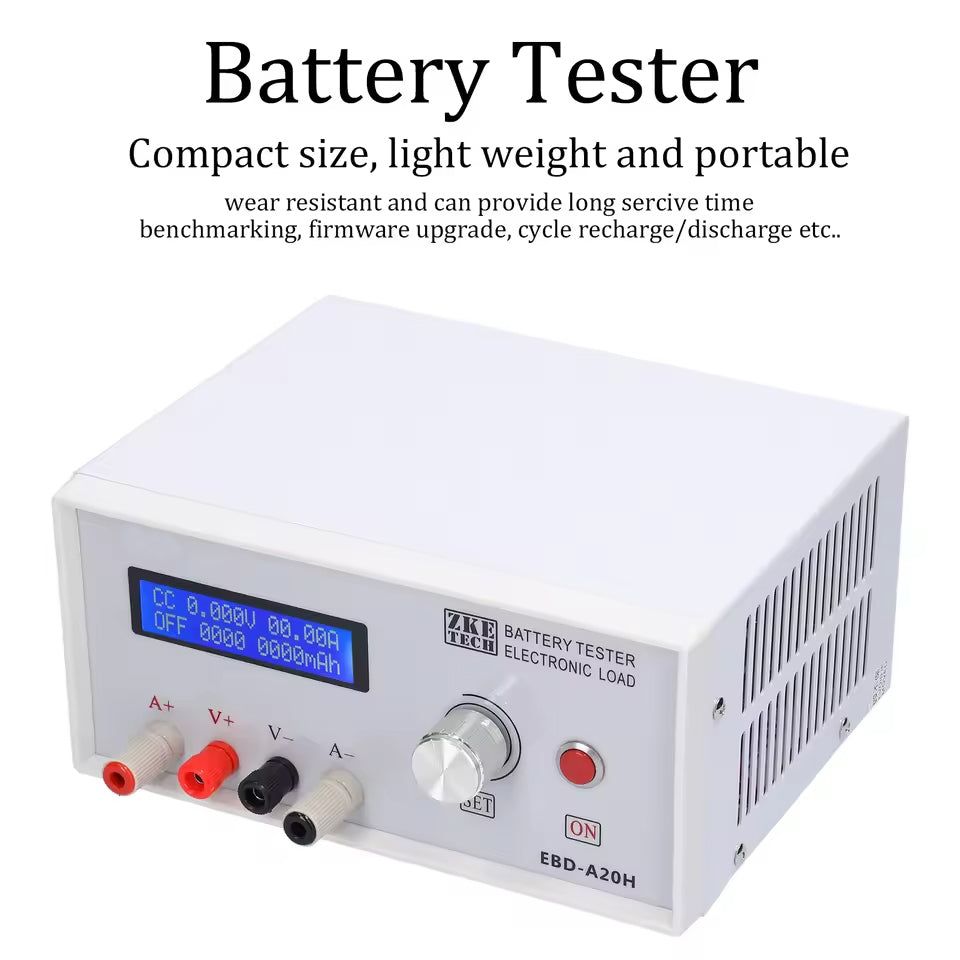 NOEIFEVO EBD-A20H Batterietester 0-30 V 0,01-20 A 200 W Multifunktions-Lade- und Entladegerät,  Unterstützt PC-Online-Softwaresteuerung