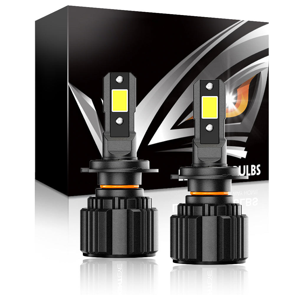 2 Stück 72W 15000LM Lumen Auto Scheinwerferlampe,  H7 H11 9005 9006  LED Lampe