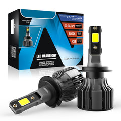 2 Stück 72W 10000LM Lumen Auto Scheinwerferlampe, H7 H11  9005 9006  H4  LED Lampe