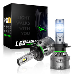 2 Stück 60W 13000 Lumen Auto Scheinwerferlampe, H7 H11 9006 9005 H4  LED Lampe