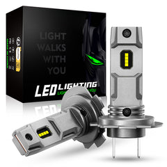 2 Stück 50W 10000 Lumen Auto Scheinwerferlampe, H7 LED Lampe