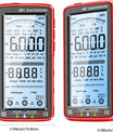 681 Digitales Multimeter, Multifunktionsmessgerät, wiederaufladbar, AC/DC Spannung, berührungsloser Spannungsprüfer, LCD Bildschirm, Stromprüfer