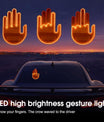 Gestenlicht für die Autofernbedienung, Plug-in-Gestenlicht, lustiges Ausdruckslicht für die Heckscheibe, Daumengestenlicht