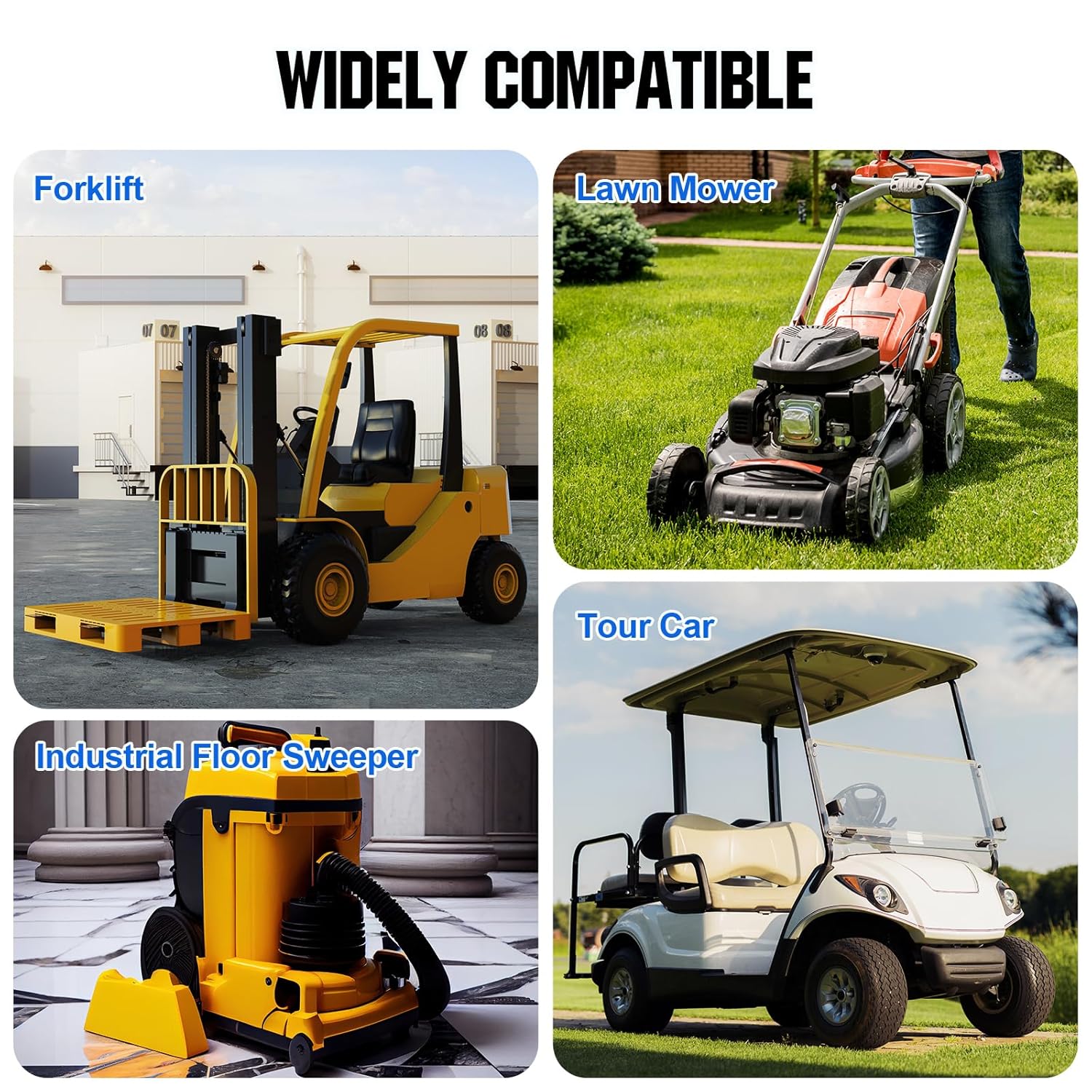 2 Stück Batterieanschluss, Anderson 50A/120A auf M8 Batterie-Stromübertragungsanschluss, 2AWG/4AWG/7AWG/8AWG/12AWG Elektrokabel