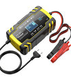 12V 8A 24V 4A Autobatterieladegerät, Impulsreparaturladegerät für alle 12V 24V Blei-Säure-AGM-GEL- und Deep-Cycle-Batterien
