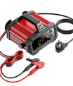 25A Autobatterieladegerät, 12V25A 24V 15A Blei-Säure AGM LiFePO4 Batterieladegerät, Fahrzeugladegerät, intelligentes Batterieladegerät für Autos, LKWs, Motorräder, Rasenmäher