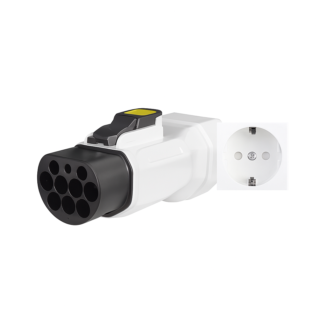 NOEIFEVO V2L-Entladeadapter für Elektrofahrzeuge mit GBT-Ladeanschluss, GBT-zu-Schuko-Steckdose-Entladeadapter für chinesische Fahrzeuge ZEEKR BYD