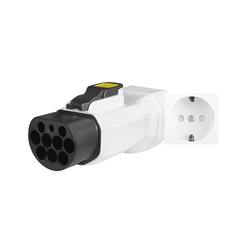 NOEIFEVO V2L-Entladeadapter für Elektrofahrzeuge mit GBT-Ladeanschluss, GBT-zu-Schuko-Steckdose-Entladeadapter für chinesische Fahrzeuge ZEEKR BYD