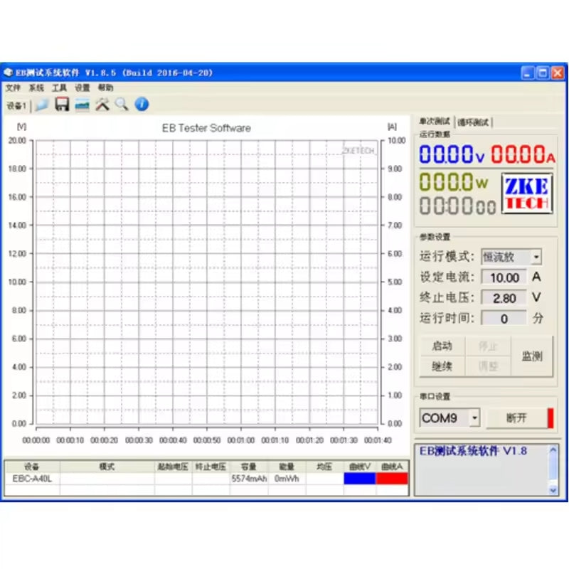 NOEIFEVO 0V-5V Smart Batterie Tester 0V-5V 40A Lade Entladung Tester Für LiFePo4 Li-Ion Lithium-Batterie mit Software