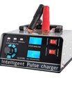 Smart Batterie Ladegerät 12V 30A/24V 15A Automotive Batterie Ladegerät Erhaltung Smart Puls Reparatur für Auto Lkw Boot Motorrad