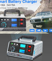 Smart Batterie Ladegerät 12V 30A/24V 15A Automotive Batterie Ladegerät Erhaltung Smart Puls Reparatur für Auto Lkw Boot Motorrad