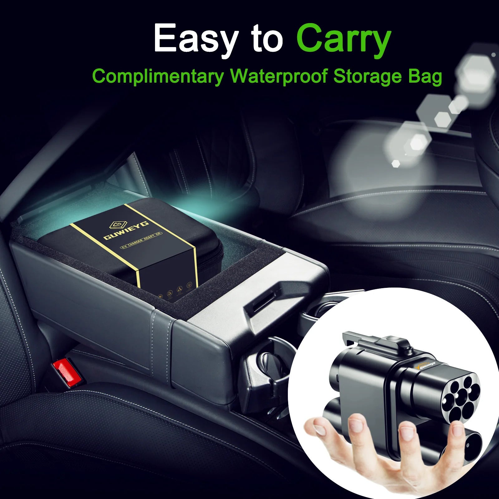 Noeifevo CCS2 auf CCS1 EV Ladegerät Adapter, CCS2 auf CCS1 EV Ladegerät Adapter, 350A 350kW DC AC 1000V Adapter für Elektrofahrzeuge, verwenden Sie den CCS2 Typ 2 Ladegerät, um ein CCS1 Typ 1 Elektrofahrzeug zu laden