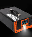 Wechselrichter 5000W auf 12000W Spannungswandler reine Sinuswelle 12V 24V 48V 60V 72V 96V auf 230V Wechselrichter mit LCD-Spannungsanzeige
