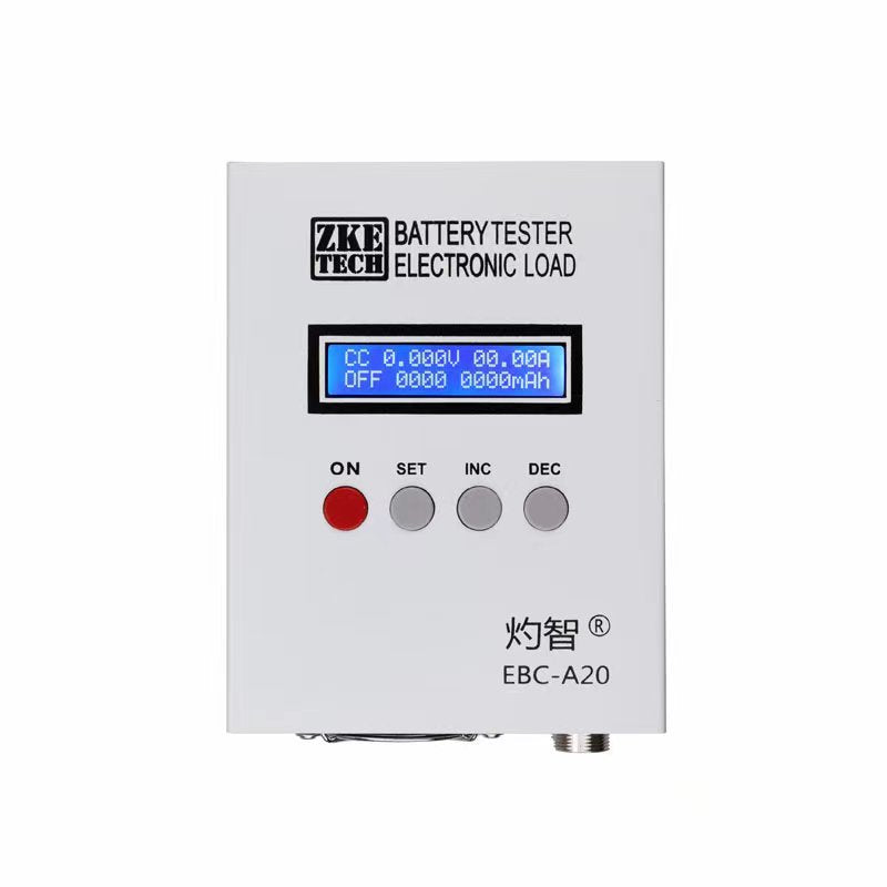 EBC-A20 Batterietester, 30 V, 20 A, 85 W, Li-Ionen-Batteriekapazitätstester, 5 A Ladung, 20 A Entladung, unterstützt PC-Softwaresteuerung