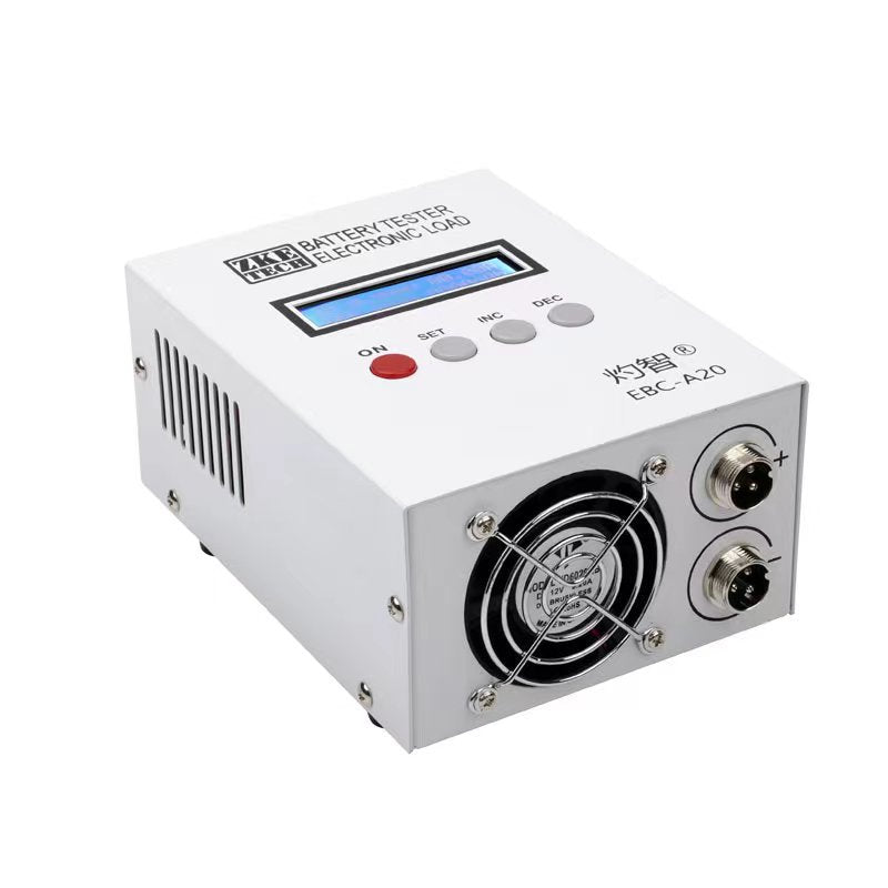 EBC-A20 Batterietester, 30 V, 20 A, 85 W, Li-Ionen-Batteriekapazitätstester, 5 A Ladung, 20 A Entladung, unterstützt PC-Softwaresteuerung
