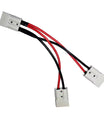 Anderson 120A 1 auf 2 Splitter Y-Typ Adapter, Anderson Stecker Kupferstecker, 8AWG Spezifikation 30cm Kabel, Maximalstrom 50 Ampere, Geeignet für Gabelstapler, Stapler und andere Fahrzeuge