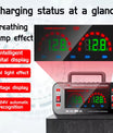 12 10A /24V 5A Vollautomatisches Autobatterie-Ladegerät Intelligentes Puls-Reparatur-Autobatterie-Ladegerät Motorradbatterie
