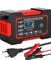 Autobatterie-Ladegerät 12V 6A, Impuls-Reparatur-Ladegerät mit LCD-Touchscreen, für alle 12V Blei-Säure-Batterien und Startbatterien