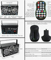 DJ Disco párty osvetlenie, RGBW 4-v-1 laserové svetlo so špeciálnymi efektmi a vzormi, s DMX512 zvukovým ovládaním, pódiové osvetlenie pre DJ kluby, párty, KTV, bary, podujatia, show a festivalové párty