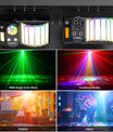 40W LED párty svetlo, Bee's Eye 5 v 1 efektové svetlo, RGB stroboskopický svetelný projektor s rôznymi vzormi na pódiové osvetlenie pre DJ-ov, diskotéky, párty a svadby