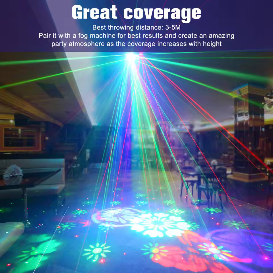 80W párty svetlo 6-v-1, LED pódiový reflektor s efektom včelieho oka, RGBW lúčové efekty so stroboskopom pre DJ, diskotéky, párty, svadby a tanec