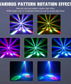 80W párty svetlo 6-v-1, LED pódiový reflektor s efektom včelieho oka, RGBW lúčové efekty so stroboskopom pre DJ, diskotéky, párty, svadby a tanec