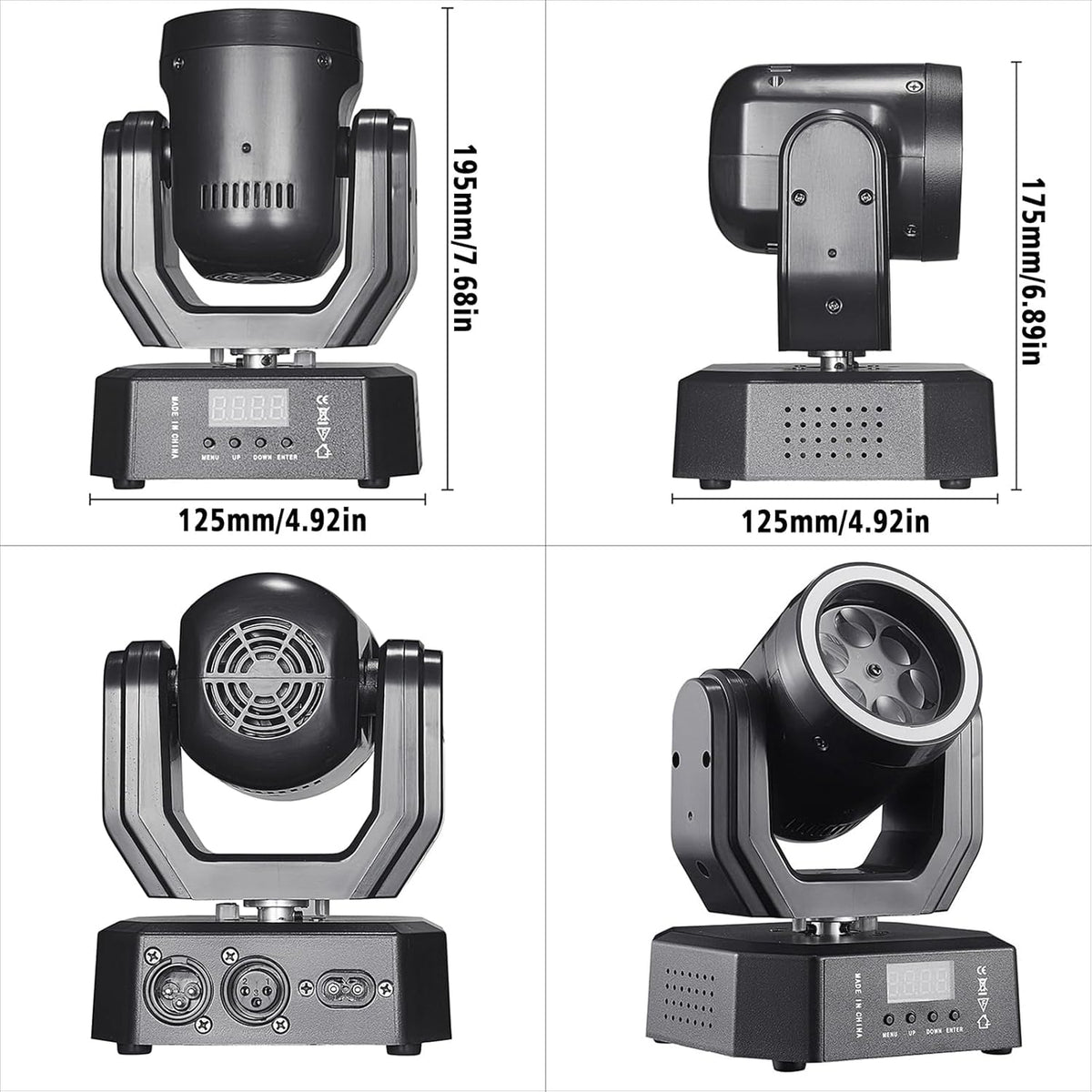 Mini 30W párty svetlo Moving Head RGB DMX512, ovládanie hudbou, stroboskop, pódiový reflektor pre DJ, disco párty a Vianoce