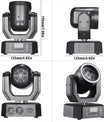 Mini 30W párty svetlo Moving Head RGB DMX512, ovládanie hudbou, stroboskop, pódiový reflektor pre DJ, disco párty a Vianoce