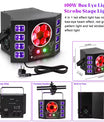 100W stroboskopický pódiový reflektor s včelím okom, 4-v-1 RGBW LED efektové svetlo, DMX512 DJ svetelný efekt pre diskotéky, párty, koncerty a nočné kluby