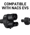 NOEIFEVO CCS2 und Typ2 zu Tesla NACS Ev Ladegerät Adapter, max DC 350KW/AC 7KW passend für Tesla Model 3/X/Y, CCS2-Kombi-Adapter, unterstützt CCS2- und Typ2-Ladegerät