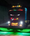 NOEIFEVO Devil Eyes Licht für Autos – LED-Augen für Lkw, Programmierbares LED-Display mit Lauftext, Personalisierbares Leuchtschild für Autos & Lkw – Text, Graffiti, Smart App