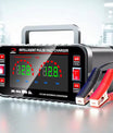 12 10A /24V 5A Vollautomatisches Autobatterie-Ladegerät Intelligentes Puls-Reparatur-Autobatterie-Ladegerät Motorradbatterie