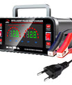 12 10A /24V 5A Vollautomatisches Autobatterie-Ladegerät Intelligentes Puls-Reparatur-Autobatterie-Ladegerät Motorradbatterie