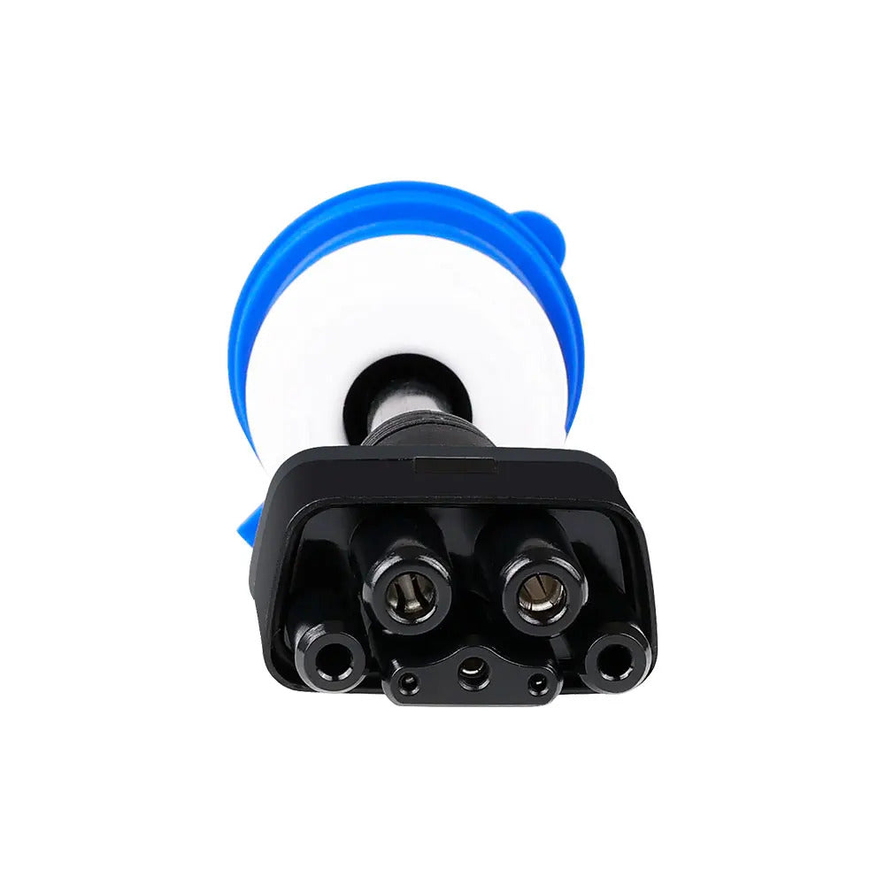 CEE32A 1-Phasen-Blau-Stromadapter, kompatibel mit Tesla Model X, S, Y und Gen 2 EV-Ladegerät