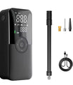 Elektrische Luftpumpe, 150 PSI Batterie-Luftpumpe, Voreingestellter Reifendruck für Auto/Motorrad/Fahrrad/Ball, Aufpumpen mit einem Knopf und automatischer Stopp, Fahrradpumpe mit LED-Licht und Powerbank