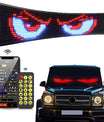 NOEIFEVO Licht für Autos LED-Augen für LKWs, LED-Anzeige Programmierbare LED-Laufschrift Leuchtschild für Auto, LKW, Text, Graffiti, Einzigartiges Fahrzeugemblem-Licht