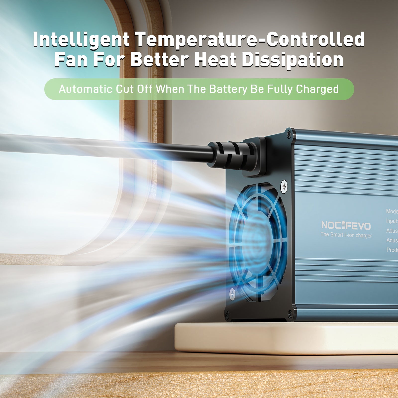 NOEIFEVO 2-15A Strom 42V-88,2V Spannung Einstellbar Li-Ion LiFePO4 Lithium-Ladegerät Für 36V 48V 60V 72V 84V Batterie