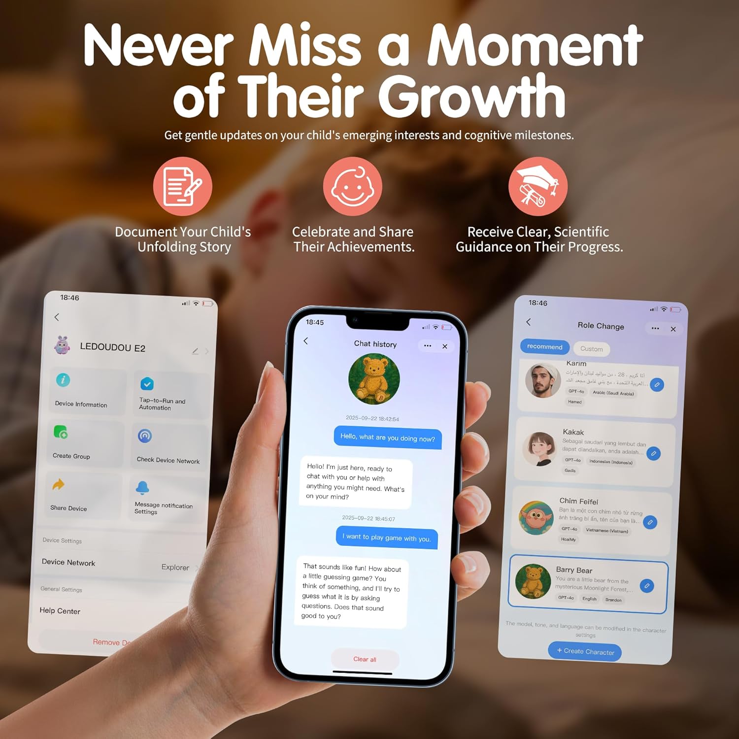 KI-gesteuertes Plüschtier mit intelligenter Stimme und LED-Augen – ein interaktiver Begleiter für Kinder und Erwachsene, wiederaufladbares E-Pet, unterstützt über 50 Sprachen mit der Tuya-App