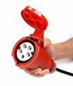 Typ 2 Mobile EV Ladekabel, 11KW 16A 3 Phase Elektrofahrzeuge Ladestation, Schnelleres Heim EV Ladegerät für Typ 2 Auto, Schuko Adapter für Reisen