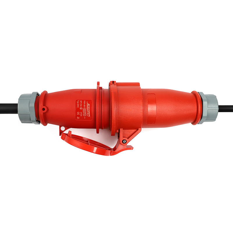 Typ 2 Mobile EV Ladekabel, 11KW 16A 3 Phase Elektrofahrzeuge Ladestation, Schnelleres Heim EV Ladegerät für Typ 2 Auto, Schuko Adapter für Reisen